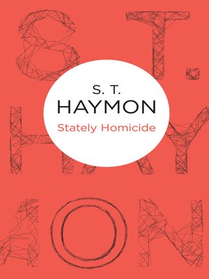 cover image of Stately Homicide